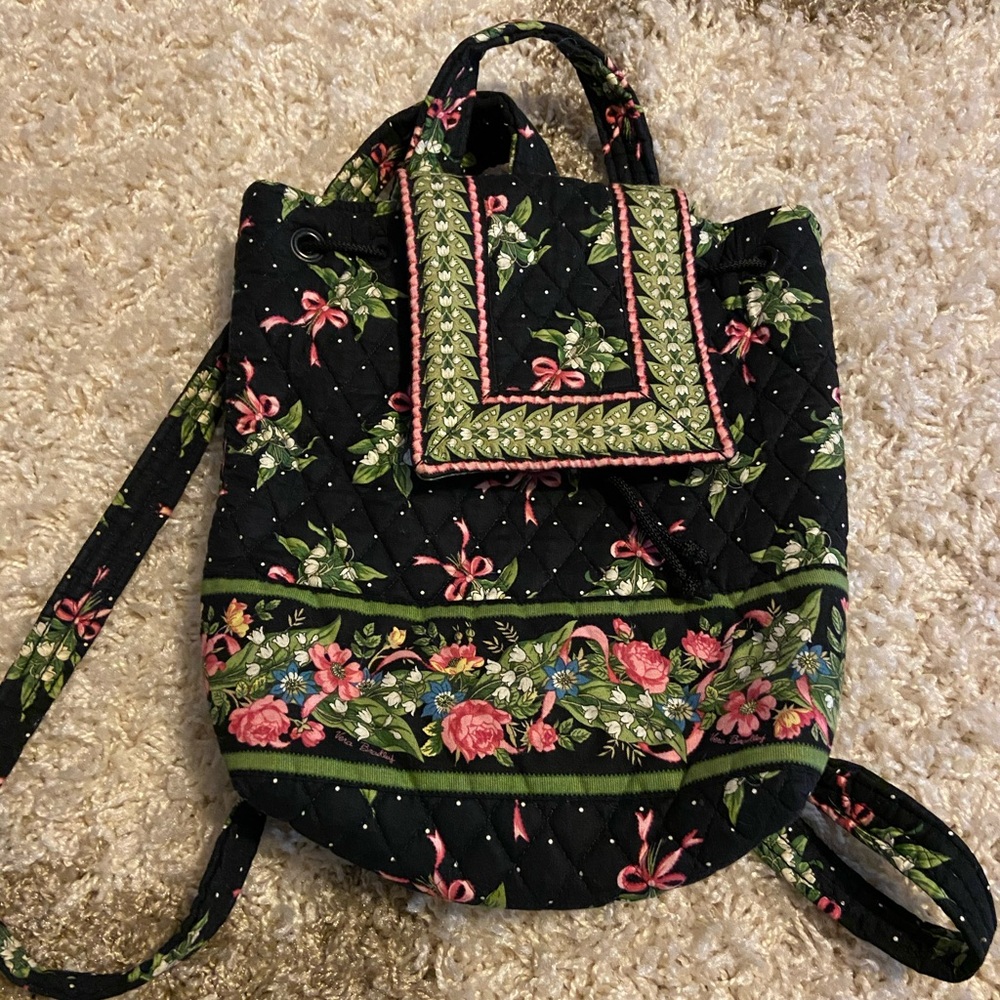Vera Bradley small backpack retired pattern